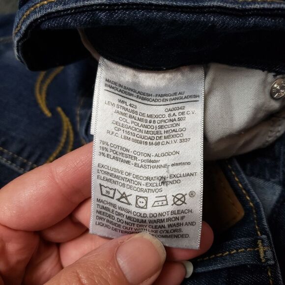 Levi Strauss Signature blue Jeans Mid Rise 10M - Picture 10 of 13